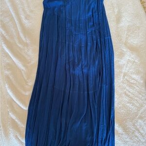 Max Studio Deep Blue Maxi Skirt